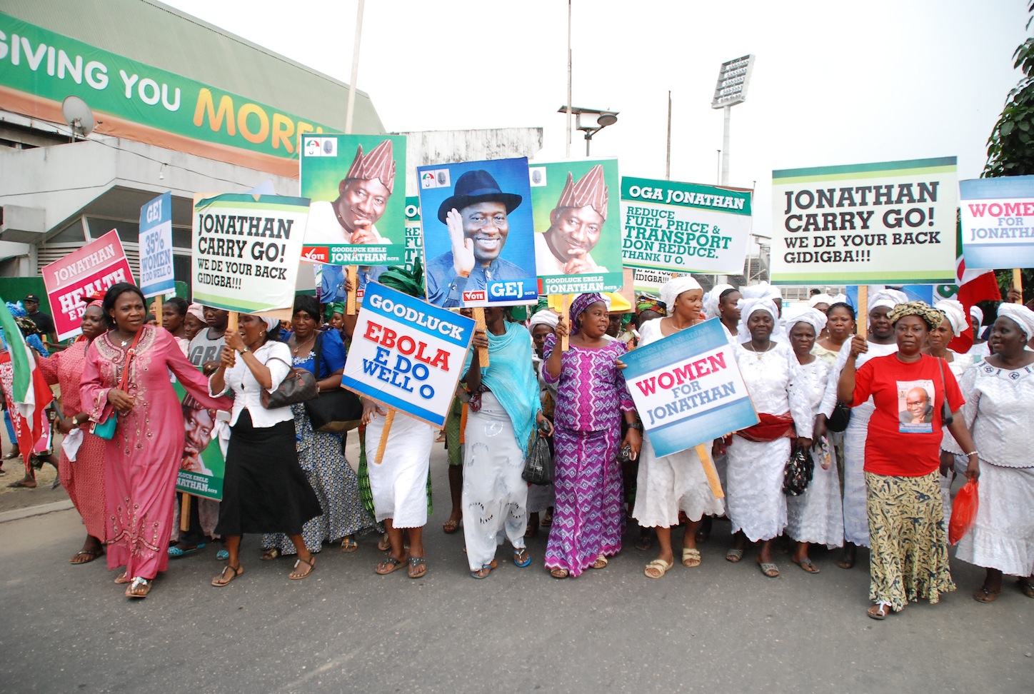 Women Groups Rally Support For President Jonathan