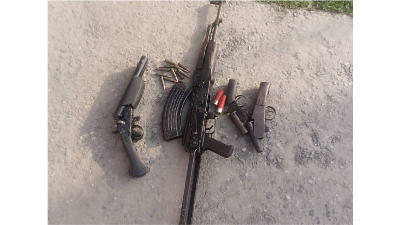 Shoot Out Between Delta Police, Armed Robbers, AK 47 Rifle, Others Recovered