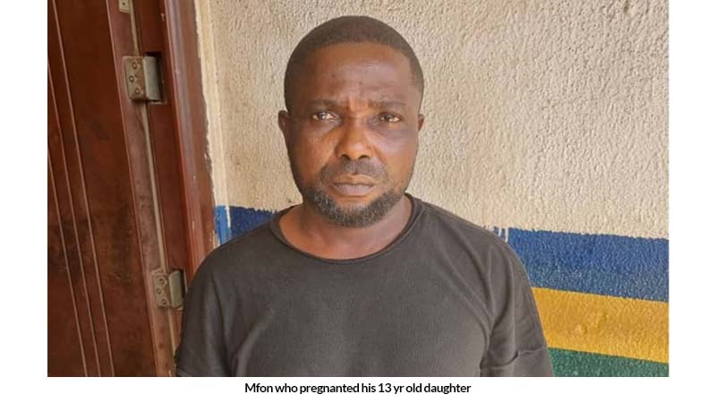 Man, 39 Impregnates His 13-Year-Old Biological Daughter, Says ‘I Was Under Spell’