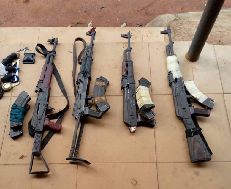 Anambra Police In Shootout With Hoodlums, Arrest One, Recover 4 AK-47 Rifles, 219 Live Ammunition