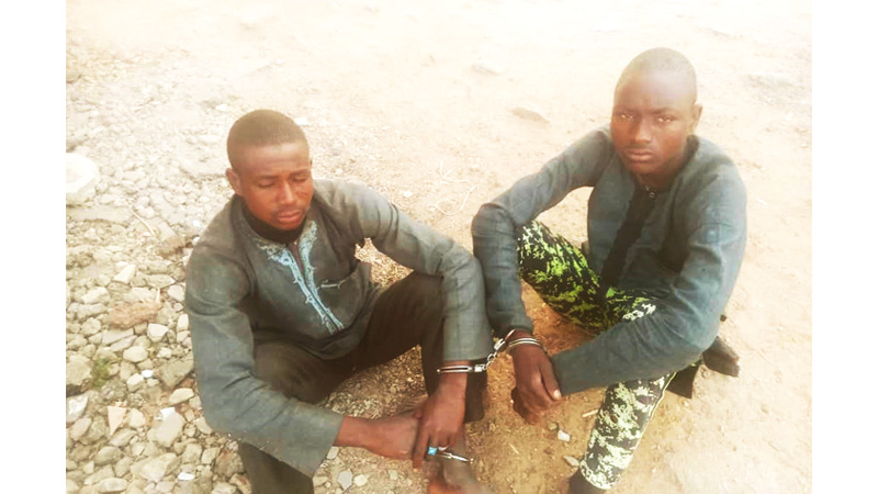 Jigawa Police Raid Armed Robbers’ Den, Arrest 2 Recover 2 AK-47 Rifles, 68 Live Ammunition, Others