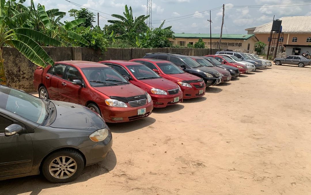 Delta Police Bursts Car Snatching Syndicate, Recovers 12 Vehicles