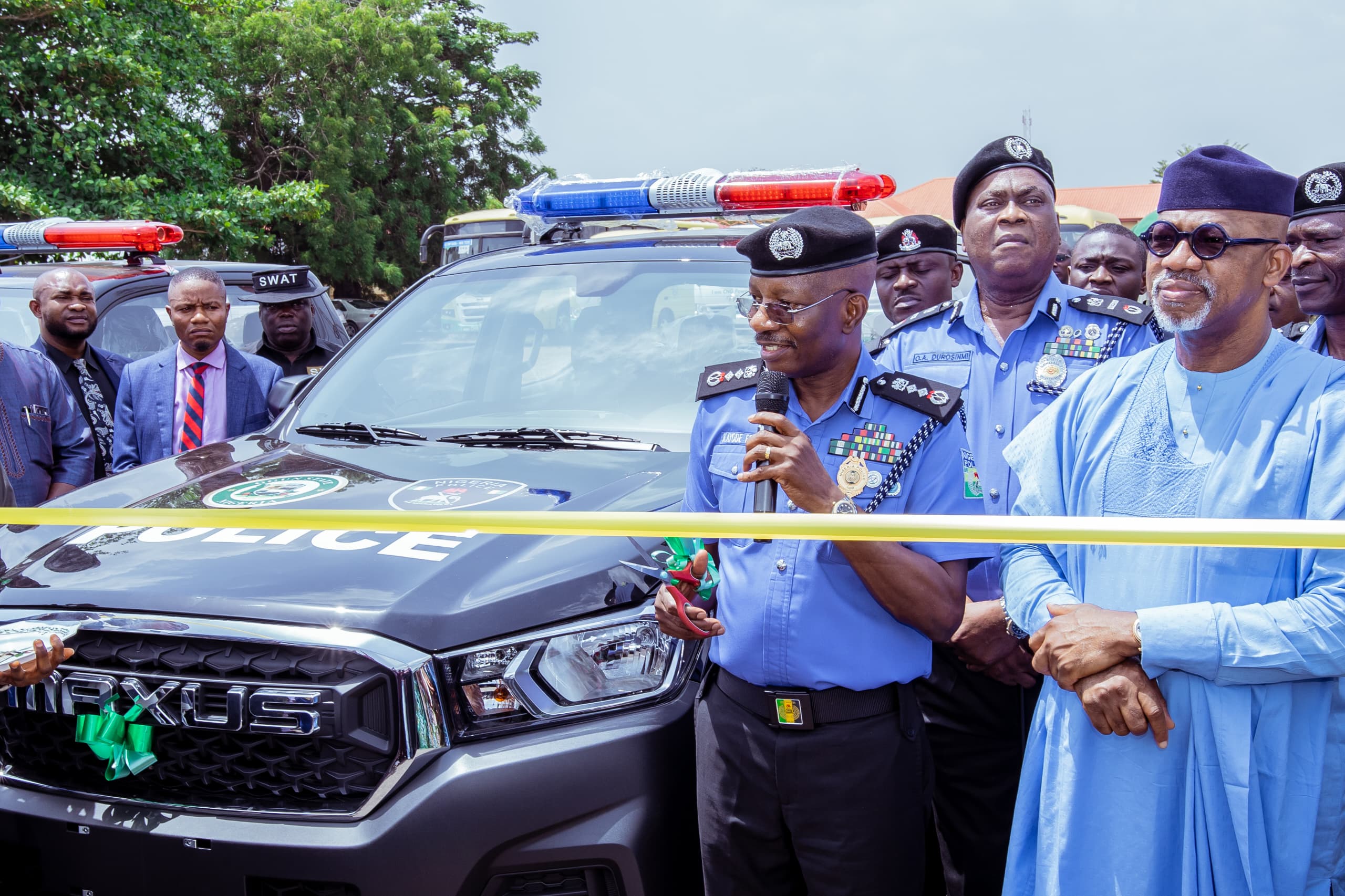 IGP Commissions Patrol Vehicles Donated By Gov Abiodun