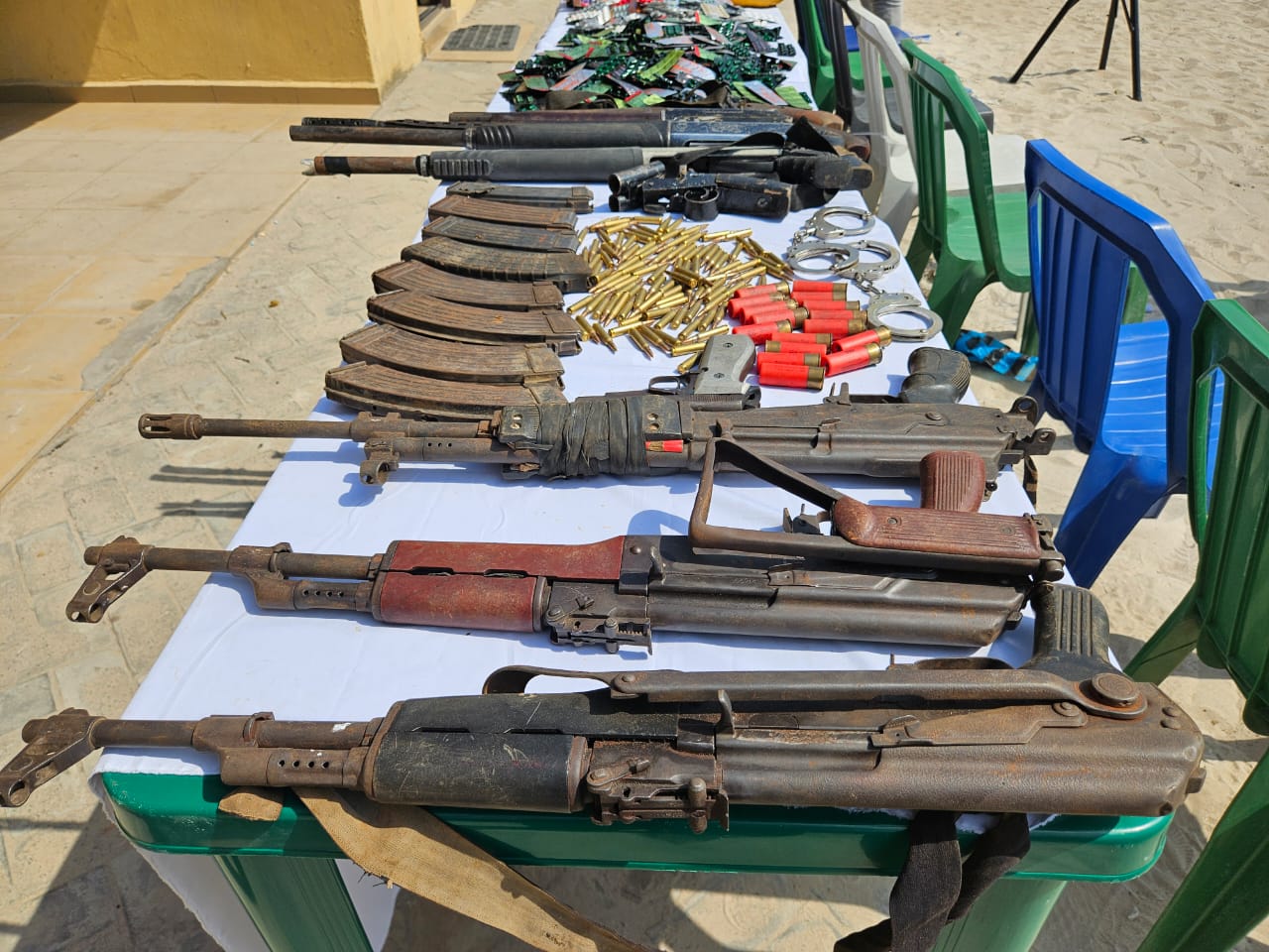 Delta Police Records Remarkable Achievements, Recovers 4 AK47 Rifles, Pistols, 7 Local Guns, 182 Bullets, Arrests Drug Dealers From Adamawa, Anambra, Ebonyi