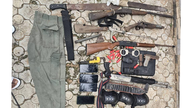 Delta Police Raids Suspected Kidnapping Syndicate From North, Recovers AK47 Rifles, Pistols, Local Guns, Ammunition
