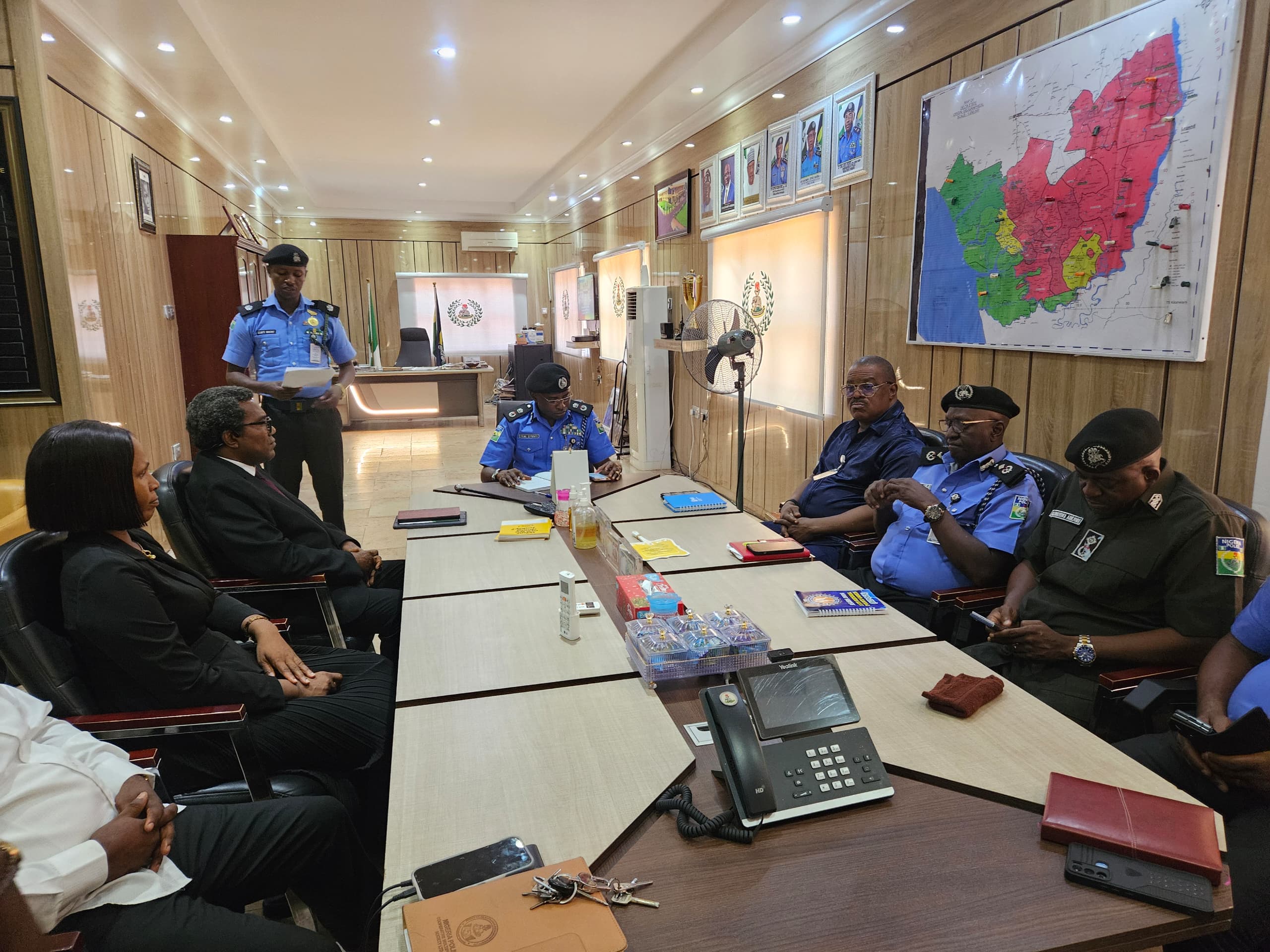 PHOTO NEWS: Delta CP Oyeniyi Receives Chairman, Administration Of Criminal Justice