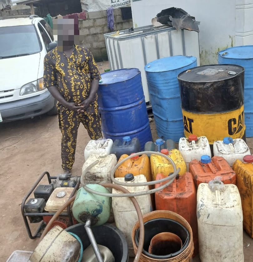 Operation Kosaye Records Breakthrough, Recovers 4 Drums Of Oil 13 Jerrycans Of Diesel, Arrests 16