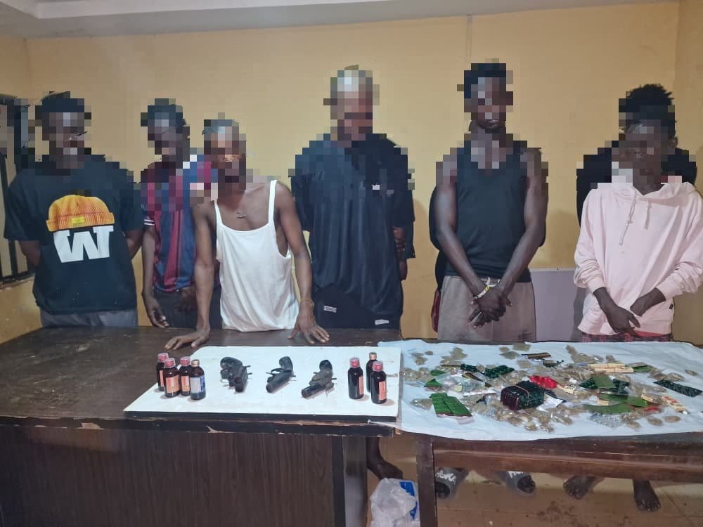 Delta Police Rescues Kidnaped Victim, Arrests Eight, Reocers Arms, Hard Drugs