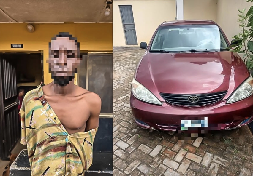 Ogun Police Recovers Car Stolen In Lagos, Arrests Suspect